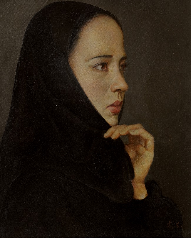 20180420152420895097909973.jpg 女教师马望 (布面油画) 46.5x38.5 2003 于安东.jpg